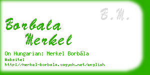 borbala merkel business card
